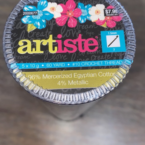 NEW Metallic Crochet Thread - Picture 4 of 4